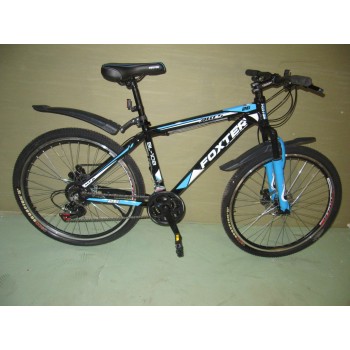 Велосипед горный спортивный алюминиевый MTB Foxter Ares на 26" колесах